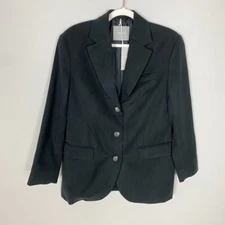 Everlane the 80s Blazer Black Womens 0 Oversized Jacket Career Professional