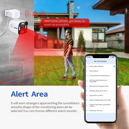 WIFI Connection Alarm Intelligent Dual Light Source Night Vision H.265 IP camera - Picture 41 of 46