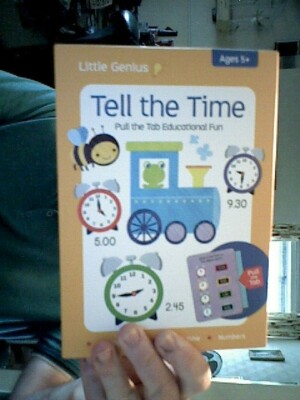 LITTLE GENIUS TELL THE TIME LERNKARTEN GEBURTSTAG WEIHNACHTEN KINDER LERNEN 