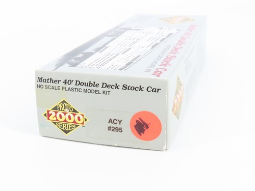 HO Scale PROTO 2000 Kit ACY Akron Canton & Youngstown 40' Stock Car #295 - Picture 4 of 4