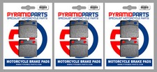 Front & Rear Brake Pads (3 Pairs) for Norton Wankel Classic 1988