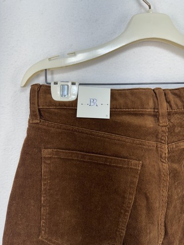 NWT Women Banana Republic High Rise Straight Fit Corduroy Pants Brown Size 31R - Picture 5 of 13