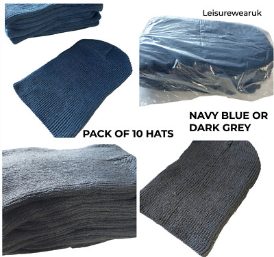 Mütze Slouch Beanie Mütze Herren Damen Strick Wollig Winter Herbst 10er Pack Mützen