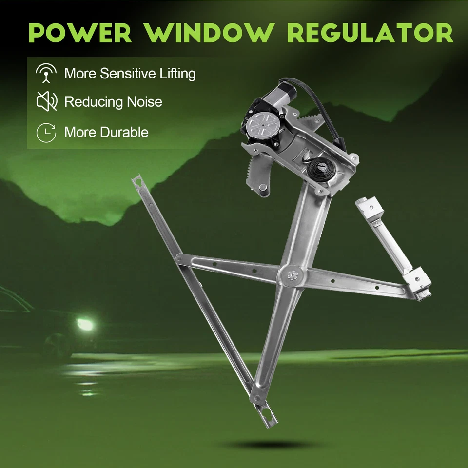 Regulador de ventana eléctrica delantero derecho con motor para camioneta Dodge Ram 2500 3500 1994-2002 Foto 3 de 4