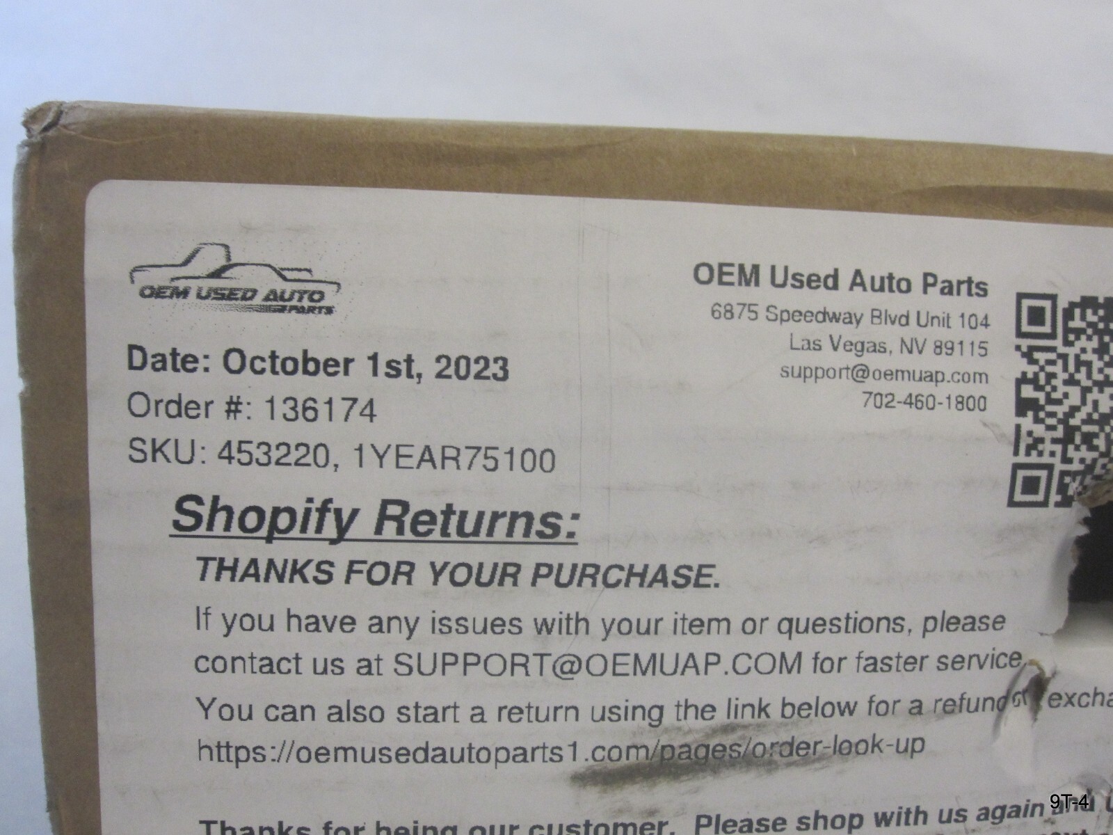 UNTESTED OEM Aston Martin AG43-12A650-AC Engine Computer Module Unit ECU ECM