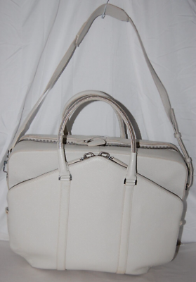 ❤️ ALEXANDER WANG Big Hand Bag Ivory White Leather Handbag 