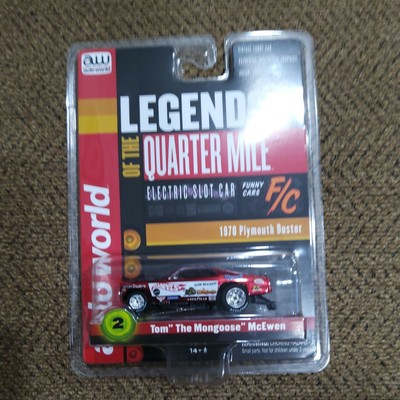 Auto World Tom ''The Mongoose'' McEwen '70 Plymouth Duster Aurora AW JL funny R26