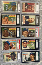 1956 Topps Complete Baseball Set $21,100.00 STRONG EX/EXMT
