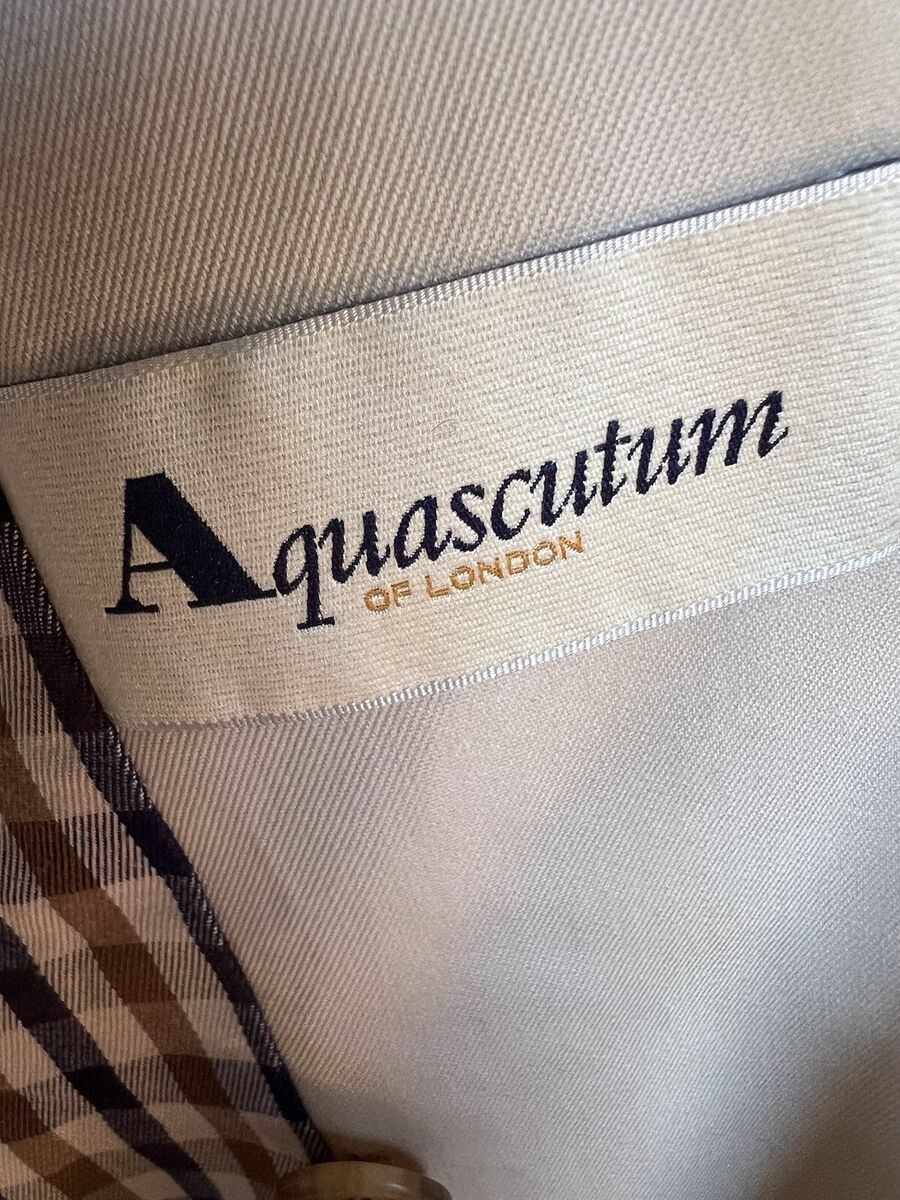 Aquascutum Vintage Woman's Trench Coat Size Medium | eBay Aquascutum Vintage Woman's Trench Coat Size Medium | eBay