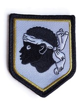 ECUSSON BRODE REGION CORSE COULEUR COLLECTION PATCH SUR SCRATCH NEUF