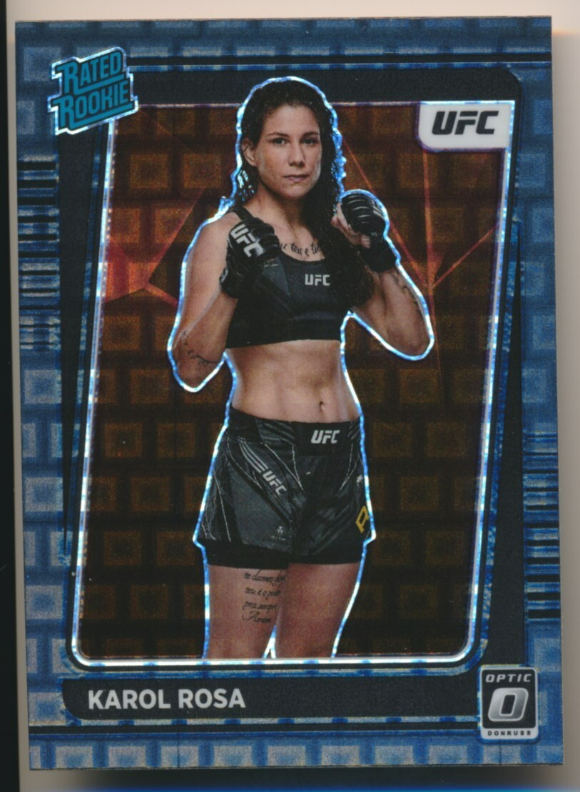 KAROL ROSA #102 2022 Panini Donruss Optic UFC BLACK PANDORA PRIZM SSP