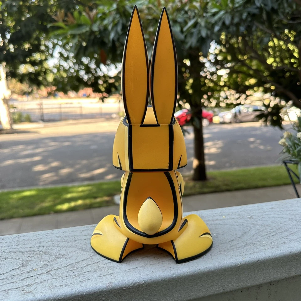 Joe Ledbetter Mr Bunny Yellow Chaos Bunnies 10" Vinilo JLED The Loyal Subjects Foto 4 de 4