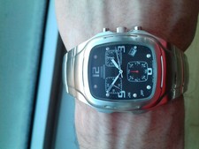 Citizen VINTAGE COLLECTION A510-T000444 CHRONO-ALARM SQUARE WATCH NOS MONTRE UHR