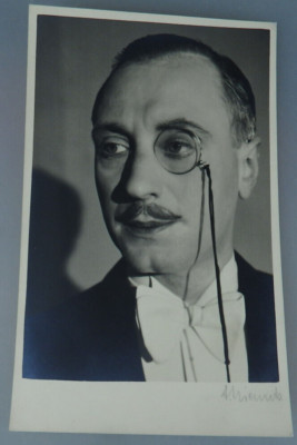 Autograph deutscher Theater-Schauspieler Walter Eckardt-Martens um 1935 (108695)
