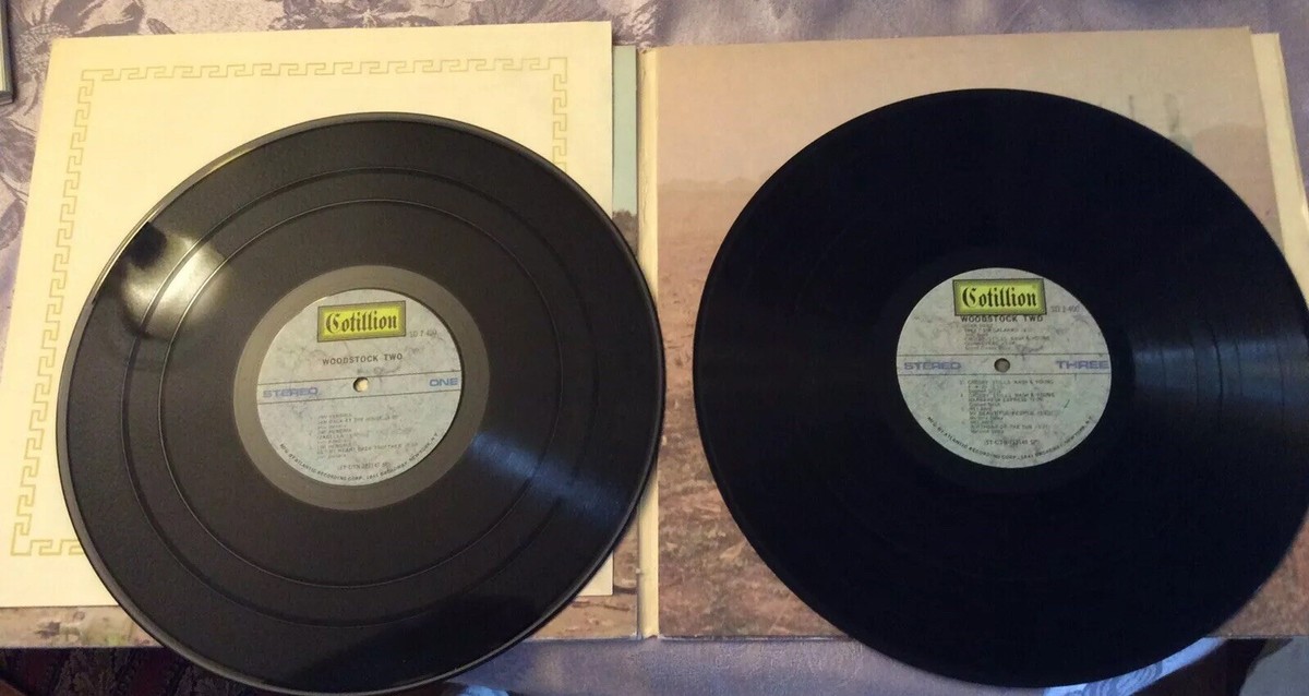 WOODSTOCK ONE 3 RECORD SET & WOODSTOCK TWO (2) RECORD SET LOT OF