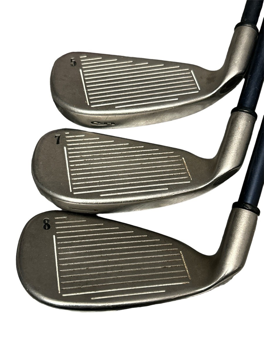 Callaway Big Bertha X-12 Irons RCH 99 Clubs 5,7,8 Graphite Shafts