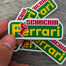 Ferrari Scuderia laminated stickers Formula 1 premium- Sticker