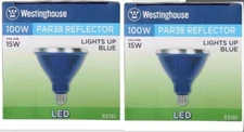 Westinghouse 100W Equivalent Blue PAR38 LED Weatherproof Flood Light (2-Pack)