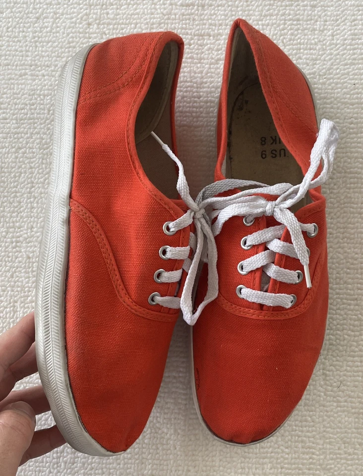 Zapatillas deportivas Urban Outfitters talla 9 naranja de lona con cordones para hombre Foto 4 de 4