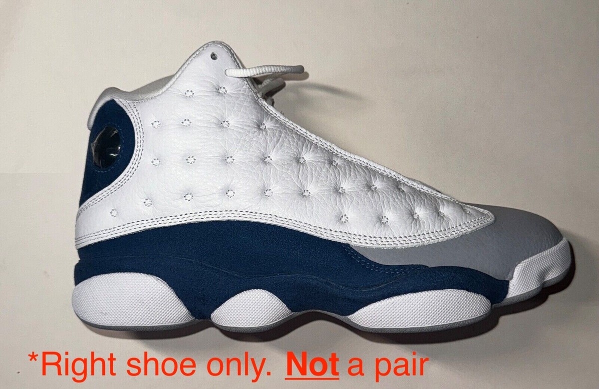 Air Jordan 13 Retro White/ Blue 414571-164 Mens Size 8.5 (RIGHT