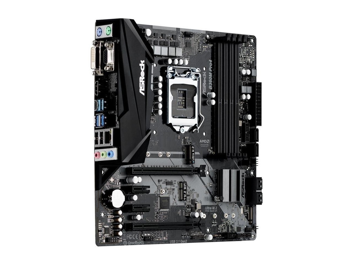 CPU付き　Asrock  B360M   LGA1151 Amazon.com: ASRock B360M-HDV LGA1151/Intel B360/DDR4/Quad
