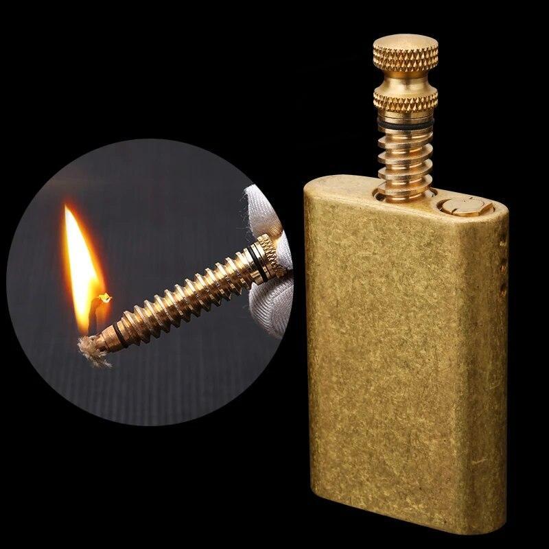 ZORRO Old-Fashioned Retro Brass Kerosene Lighter Outdoor ZORRO Old-Fashioned Retro Brass Kerosene Lighter Outdoor