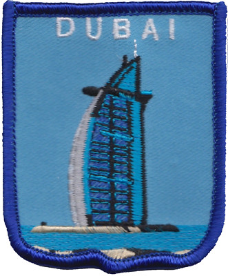 Dubai Vereinigte Arabische Emirate VAE Dubai gestickter Aufnäher