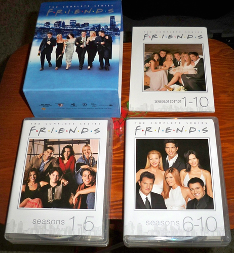 FRIENDS THE COMPLETE SERIES DVD: SEASONS 1-10 BOX SET, 32-DISCS, 236 EPISODES !!