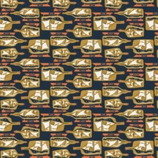 Dear Stella Sink or Swim ST SRR1472 Blueprint Ship in a Bottle Cotton