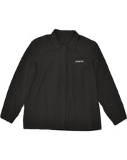 Les Copains Womens Bomber Jacket Uk 14 Medium Black Polyester Nw03