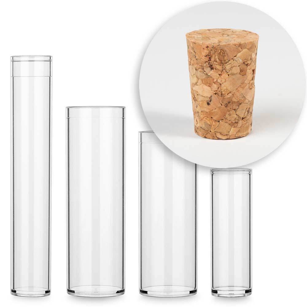 Produktbild von Tuuters Presskorken 100 Stück – Konisch 22/16/13 Mm, Biologisch Abbaubar, Ohne Giftstoffe