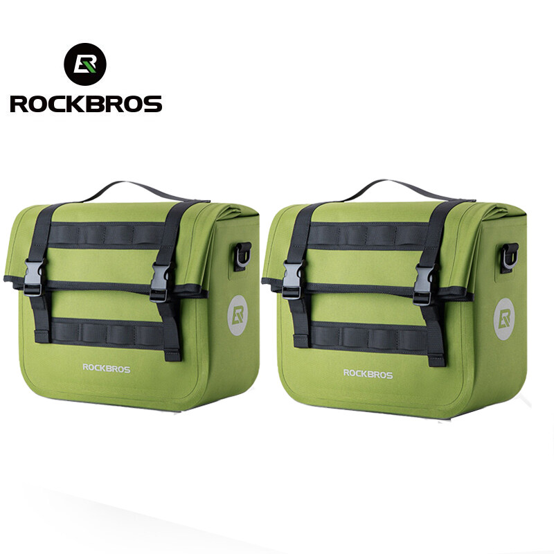 ROCKBROS Bike Rear Rack Bag Waterproof 9L-15L Trunk Luggage Bag Adjustable
