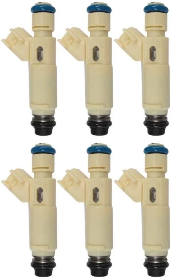 Inyectores de combustible OEM DENSO 6X para Ford Taurus Escape 2001-2003 3,0 L V6 YL8E-C2B Foto 2 de 4