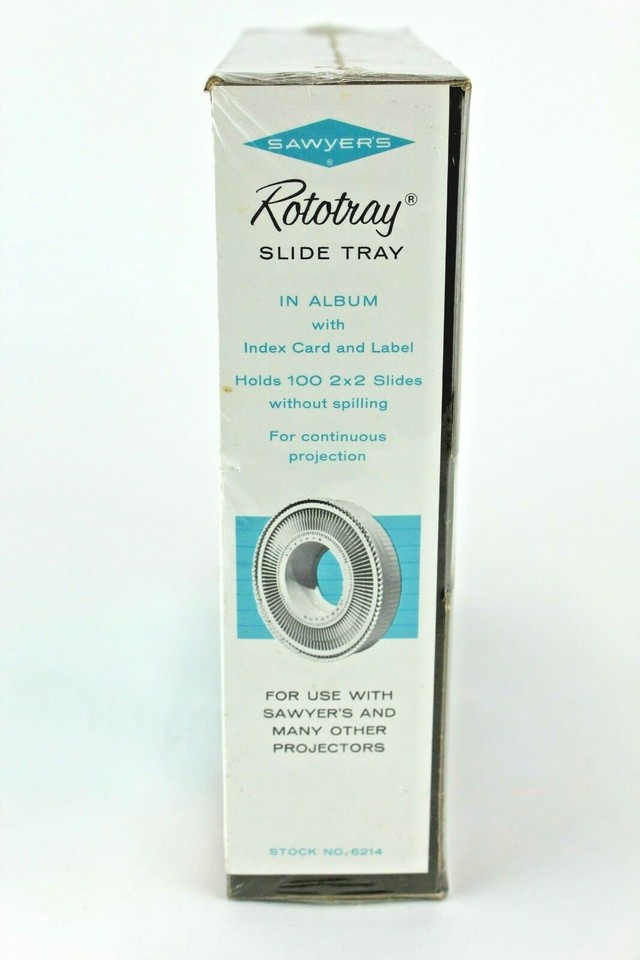 NEW GAF Rototray 100 Photo Slide Tray 2X2 Slides GAF & Sawyer