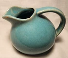 McCoy Vintage Small Blue Ball Jug Creamer USA
