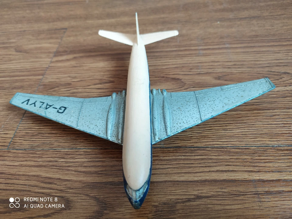 Редкий старый красивый литой самолет 70-х Dinky игрушки сделано в Англии. - Изображение 4 из 4