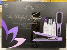 Sutra SB2 4-Piece HEAT BRUSH FLAT IRON BUNDLE NEW