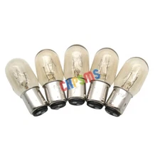 5PCS Light Bulbs for Singer Home Sewing Machine 15W 220 Volts Push In Type