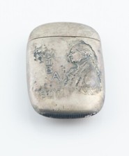Match Safe / Vesta Case, Gorham Sterling, George Washington Special Order