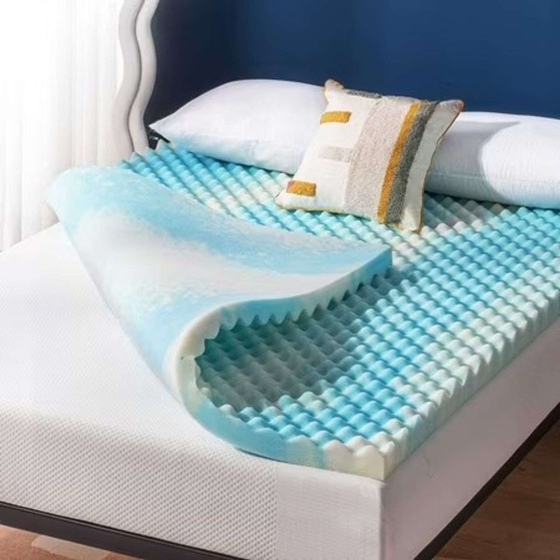 Memory Foam Mattress Topper, Cooling Gel Infusion Twin Size 3 Inch NIB