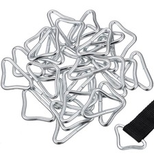 30 Pcs Trampoline Triangle Buckle Replacement Triangular Buckles Parts
