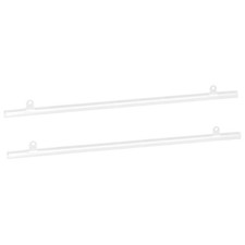 PVC Poster Hanger Rail Strip 50cm/20inch with Clips, 4 Set