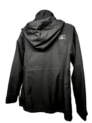Burton Covert Thermolite DryRide Black Zip Up Hooded Snowboard Ski Jacket Large