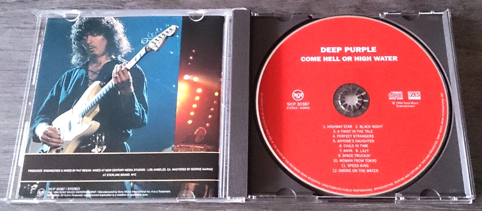 DEEP PURPLE - COME HELL OR HIGH WATER (2013) CD RCA RECORDS SICP 30387 (JAPAN) - Bild 4 von 4