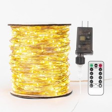 Fairy Lights Plug in,66FT 400 LEDs Waterproof String Lights,Twinkle Light wit...