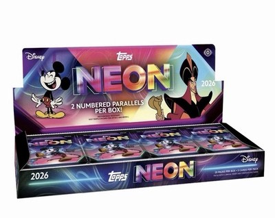 2026 Topps  Disney Neon Hobby Box - Limitiert | Neu & OVP In Hand  