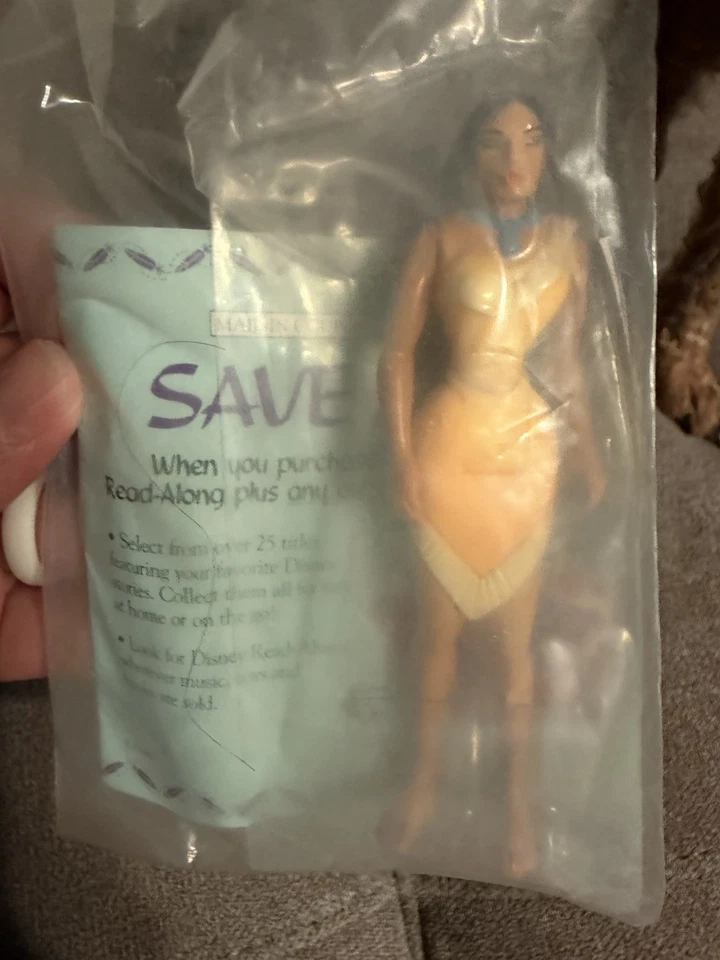 Disney Pocahontas 1995 Juguete Burger King Niños Comida Figura Nuevo Foto 2 de 3