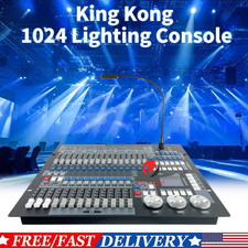 Stage Light Dmx Controller King Kong 1024 Stage Dj Lighting Console With Case