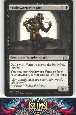 Oathsworn Vampire - Rivals of Ixalan - MTG - Uncommon - #80 - NM