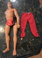 VTG Six Million Dollar Man Bionic Action Figure 1975 Kenner DAMAGED INCOMPLETE